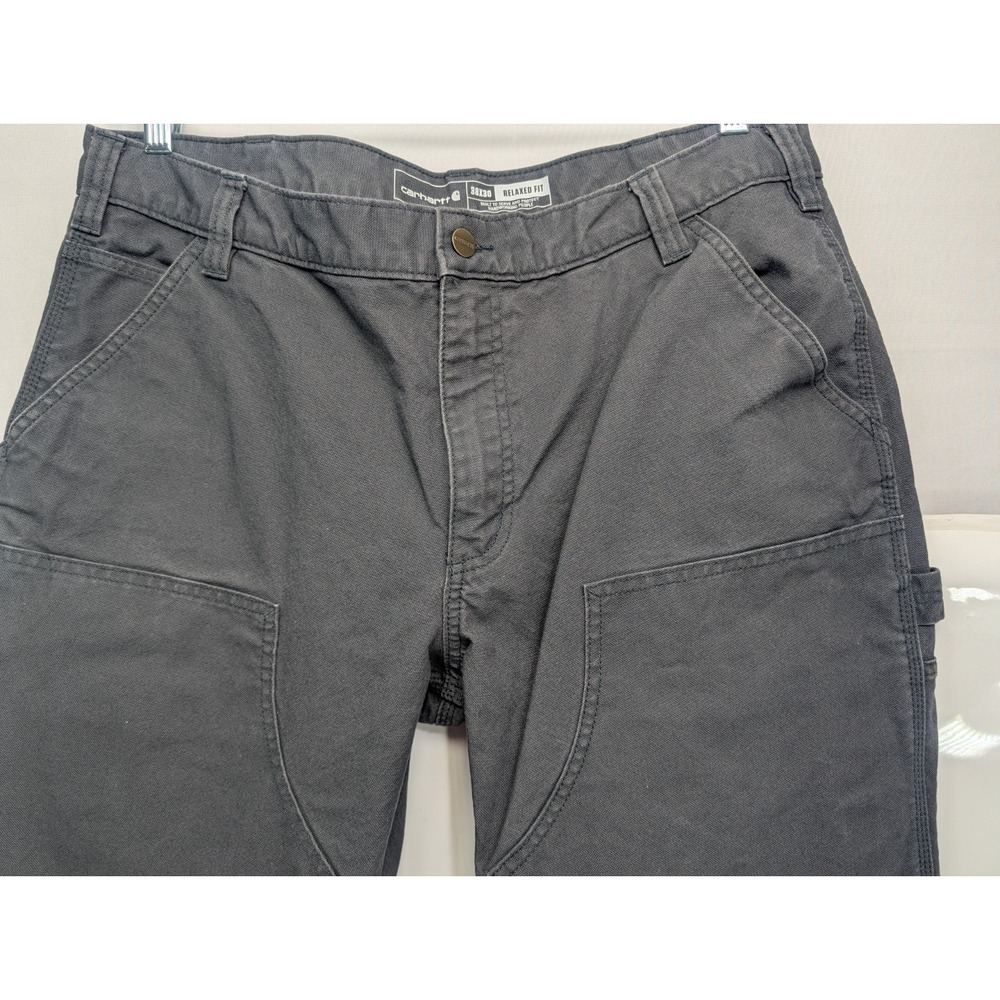 Carhartt Men's BN3334-M Double Knee Carpenter Work Pant: 38 x 30 Relaxed Fit - Picture 2 of 16